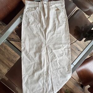 Levi's Cream Midi Skirt